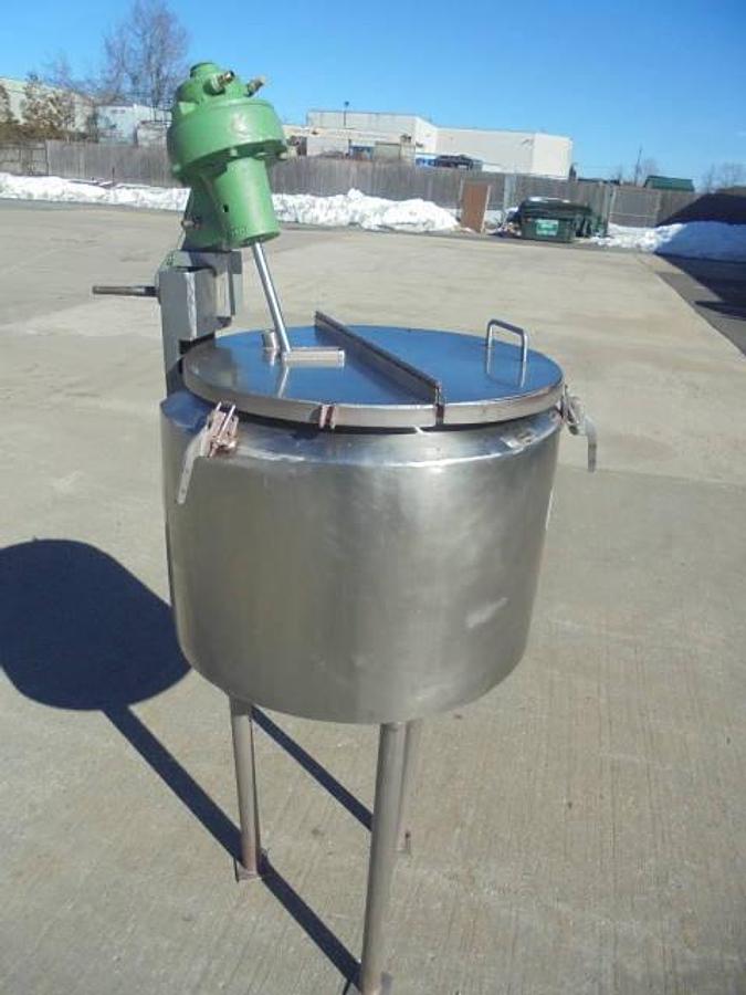 Used 20 Gallon Stainless Steel Jacketed Kettle, Hemispherical Interior
