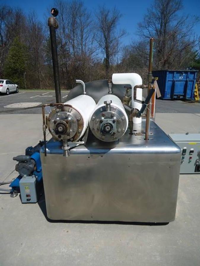 Used Votator 6x48 Twin Tube Scrape Surface Heat Exchanger