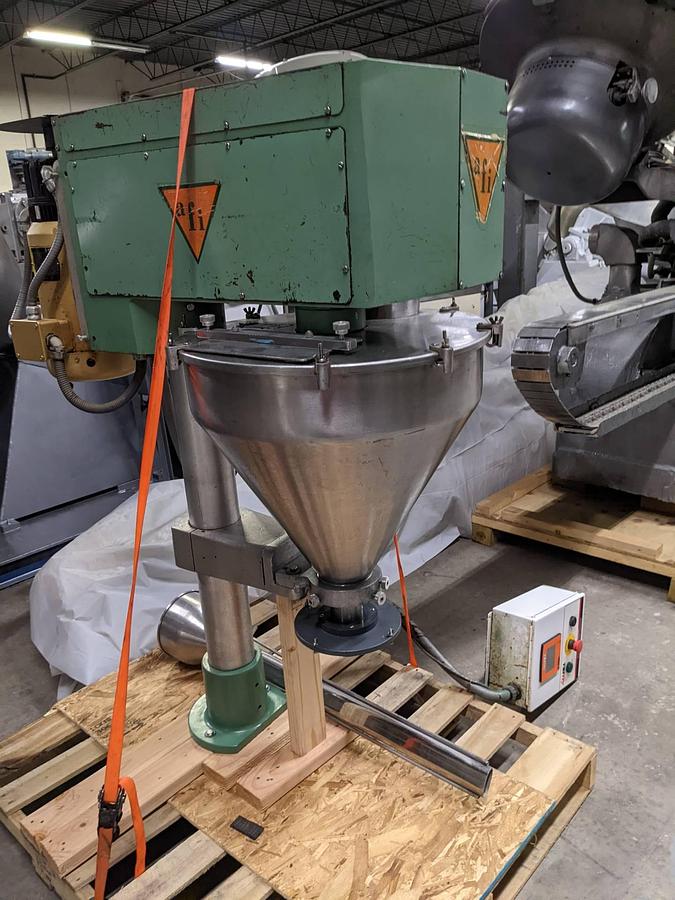 Used All-Fill Pedestal Mounted Single Head Auger Filler
