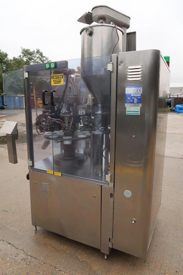 Used Axomatic Optima 900 Tube Filler/Sealer, 4,500 Tubes per Hour