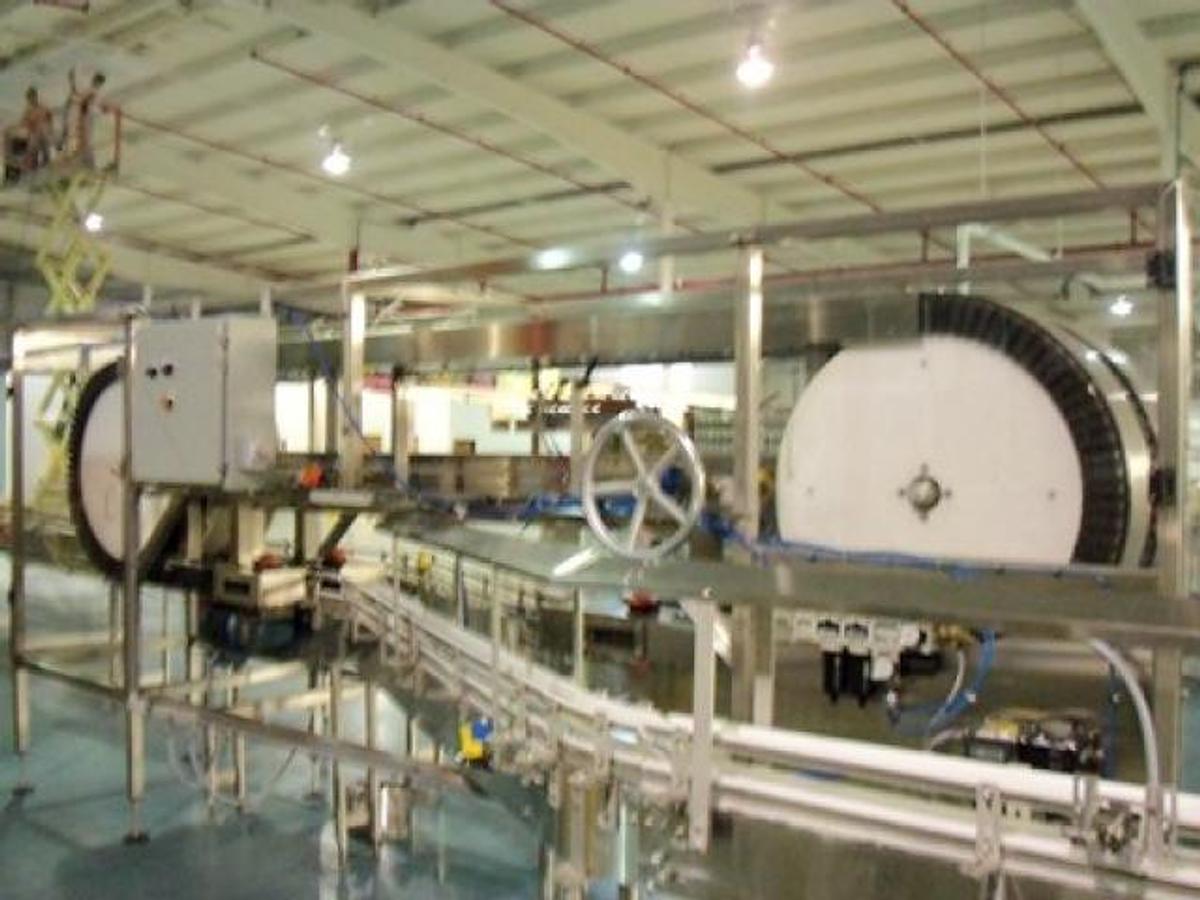 Used Ionized Air Bottle Rinser