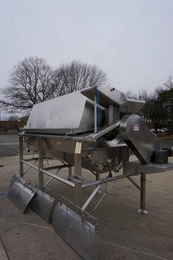 Used Hughes 48 In. Diameter Continuous Rotary Blancher/Cooker-