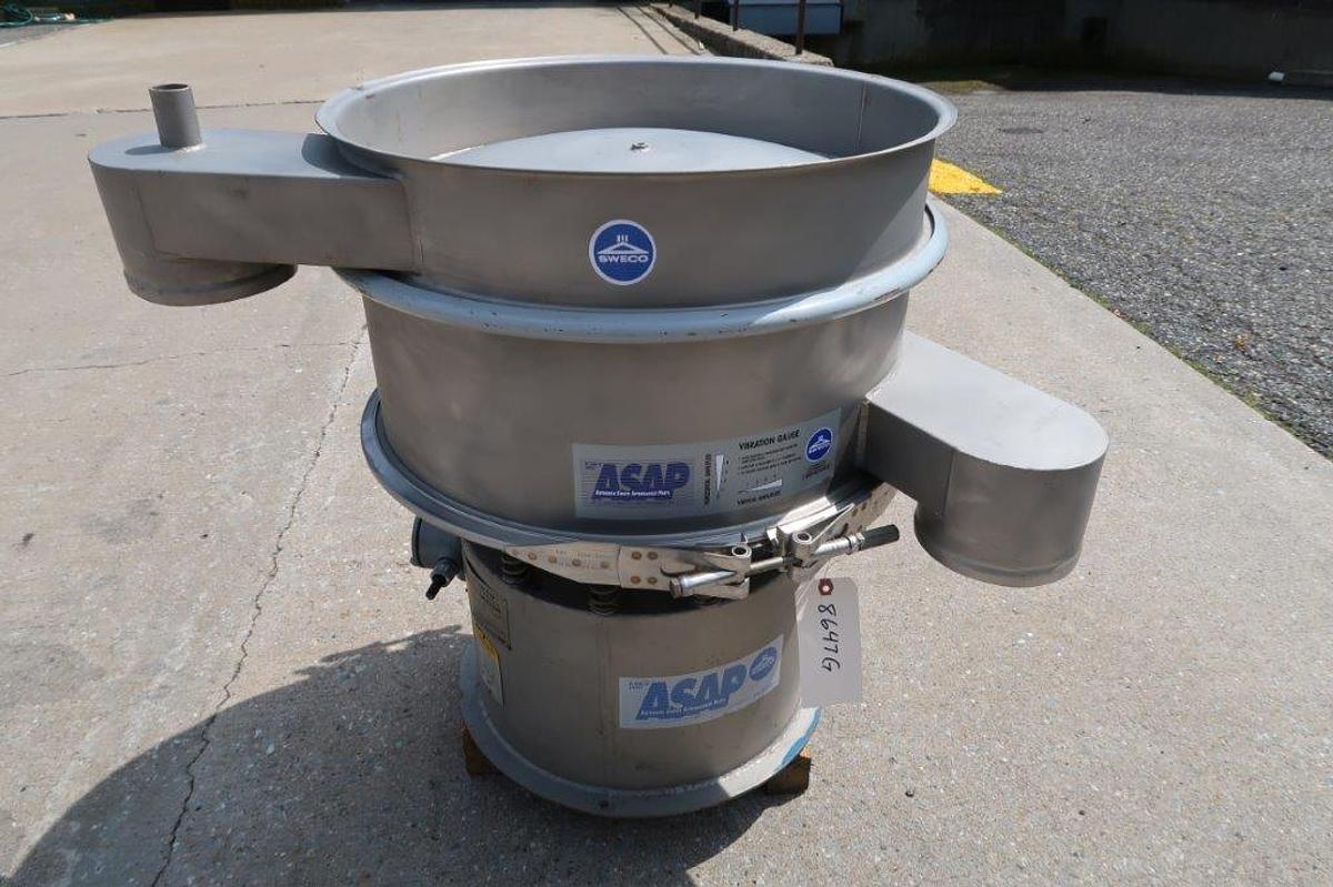 Used Sweco 24 In. Stainless Vibratory Screener/Sifter