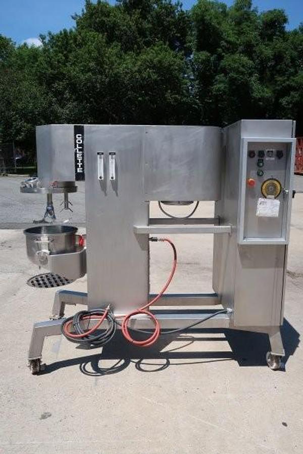Used Collette Gral 25 Stainless Steel High Shear Mixer Granulator