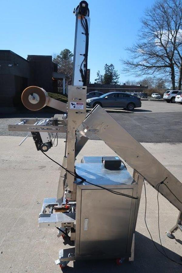 Used Tea Bagging System for Pyramid and Flat Tea Bags, 3,000 Bags/Hour