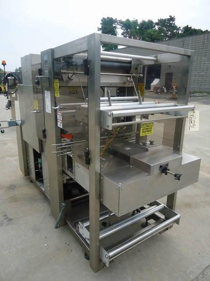 Used Api Duratech 2000 Stainless Steel Shrink Film Bundler, 100 Per Minute