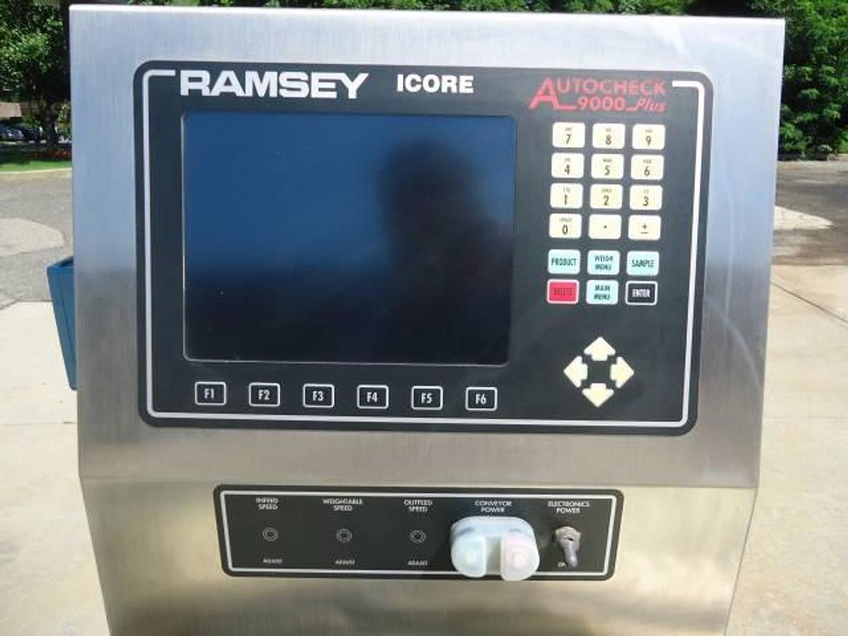 Used Ramsey Icore Auto Check 9000 Stainless Steel Checkweigher-