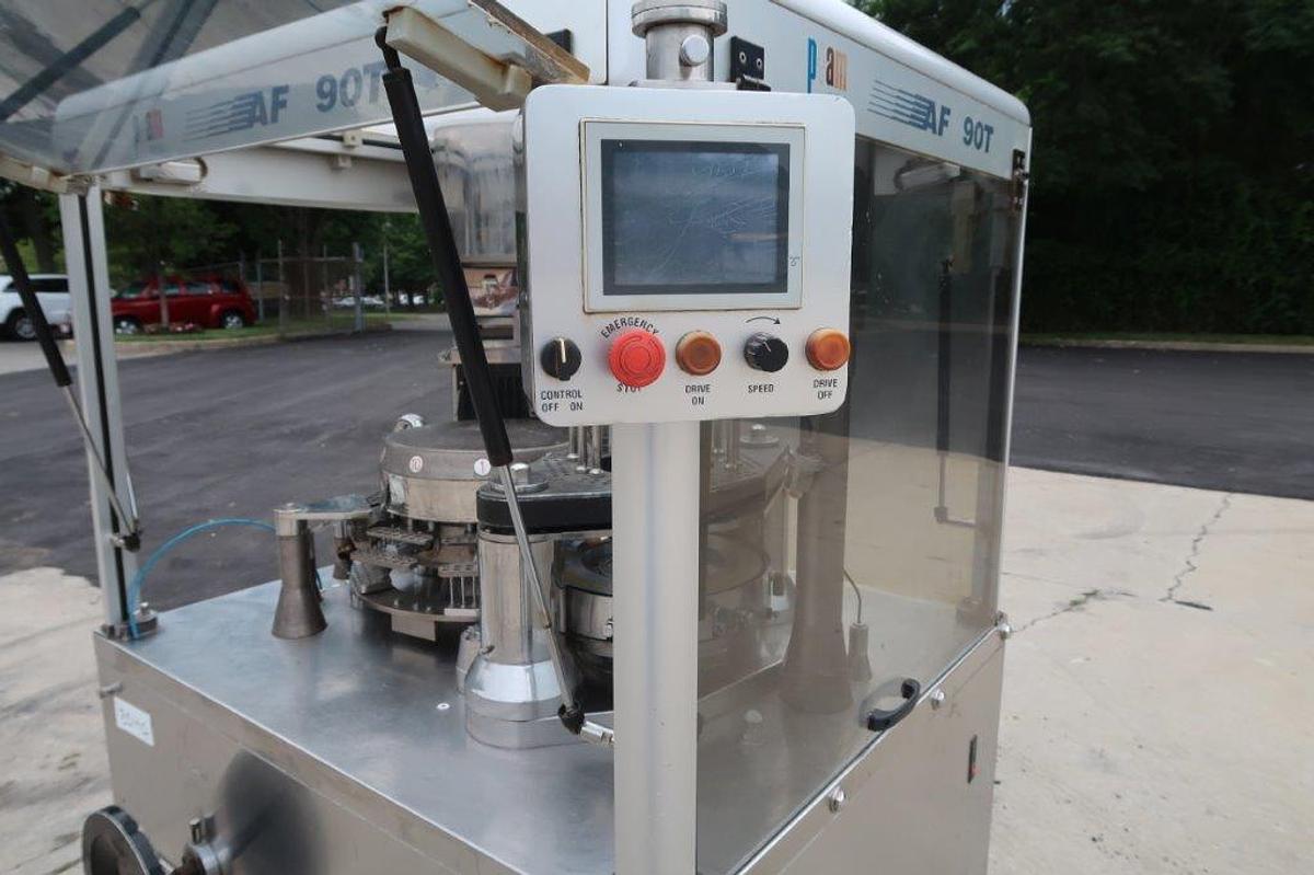 Used P+AM AF90T Automatic Capsule Filling Machine, up to 90,000 Per Hour