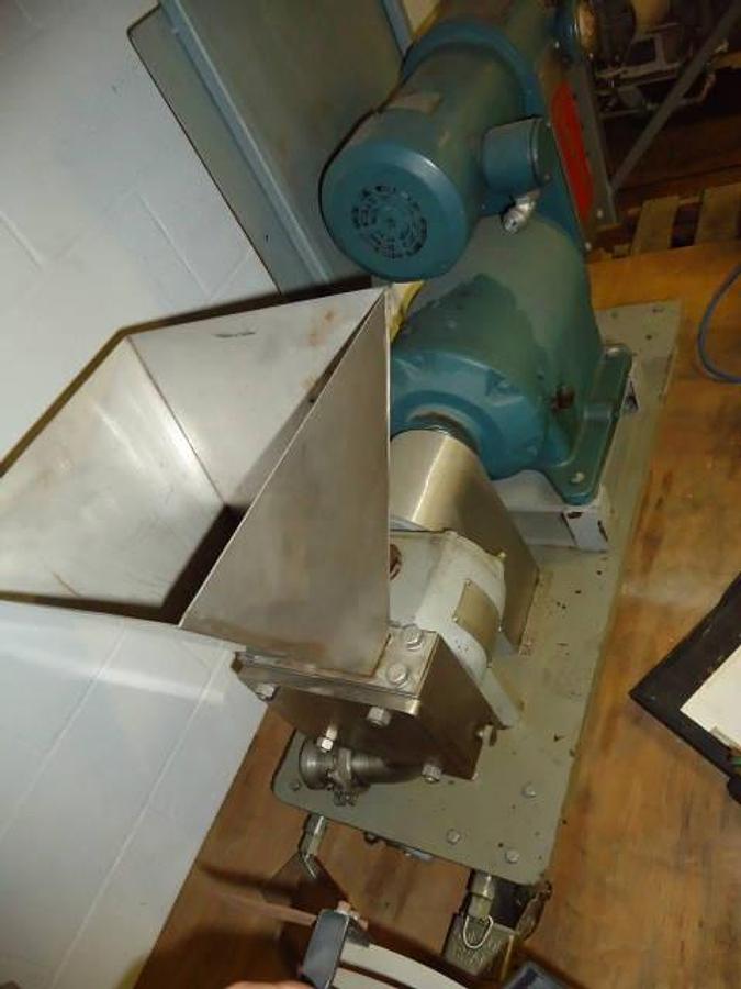 Used Crepaco R3ri Positive Displacement Feeder Pump, Rectangular Inlet