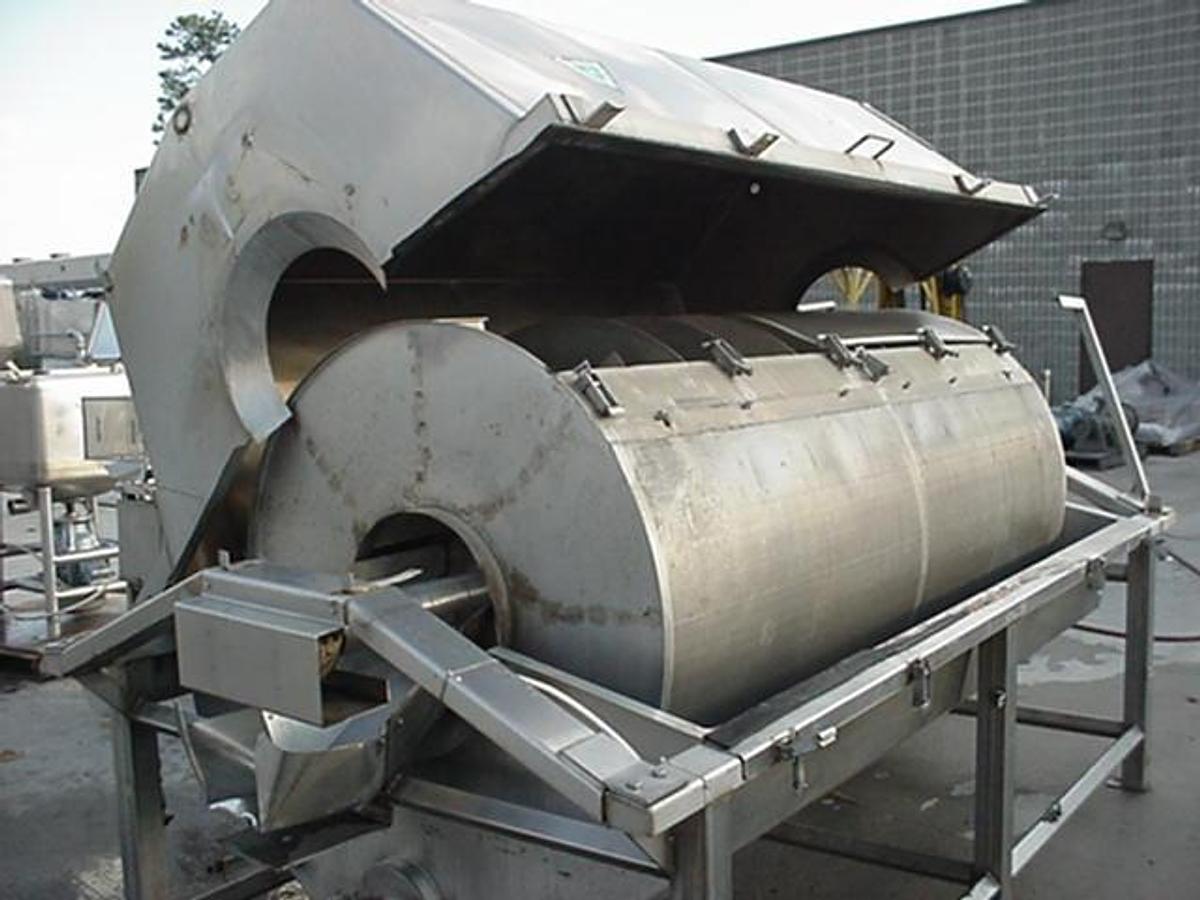 Used Hughes 48″ Dia. Continuous Rotary Blancher/Cooker/Cooler