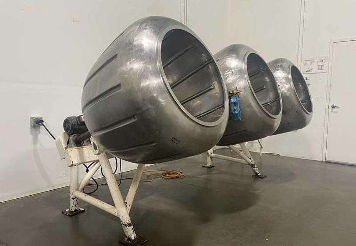 Used Groen Coating Pans, with Baffles (3)