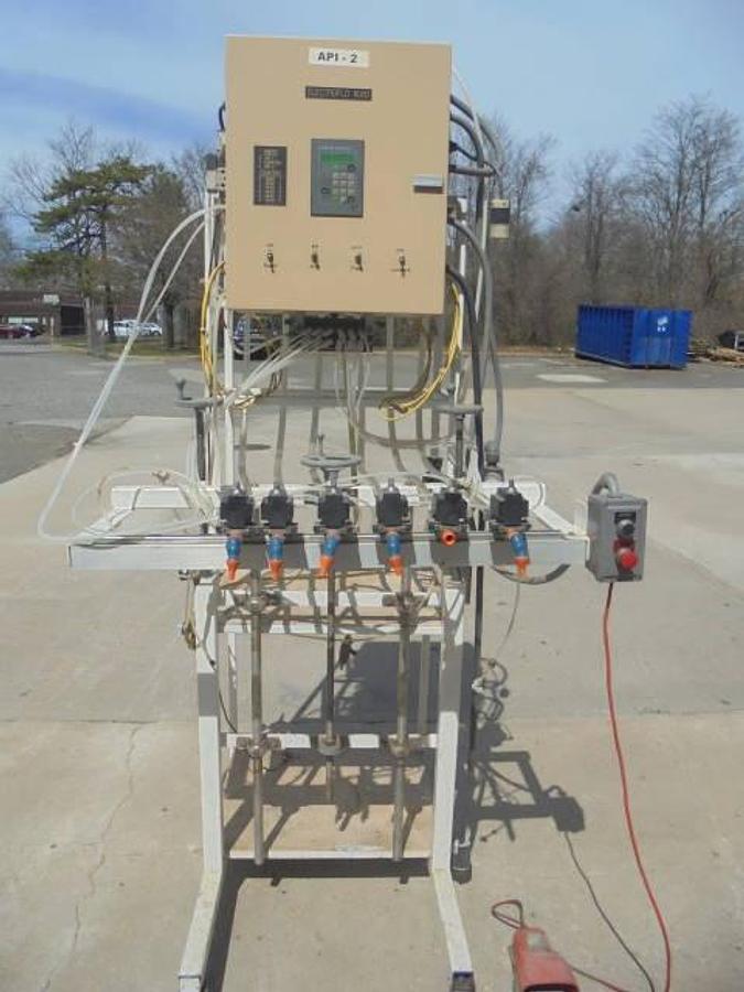 Used ELF Six Head “Electroflo 6000” Liquid Filler