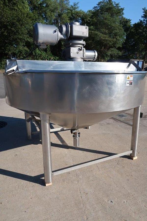 Used 400 Gallon Chester Jensen SS Agitated Cooker/Coolers 100 PSI, 3 Available
