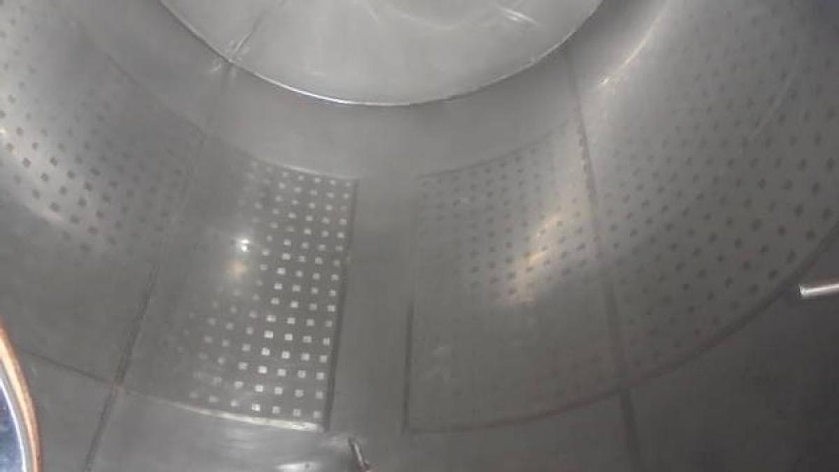 Used 1,980 Gal Criveller Stainless Steel Dimple Jacketed Vertical Sanitary Tank