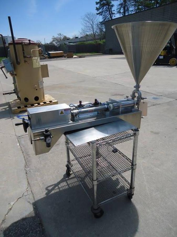 Used Ron Ungar Twin Piston Filler, Air Operated