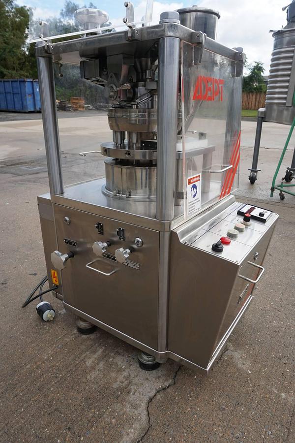 Used Adept 10 Station R&D Tablet Press, GMP