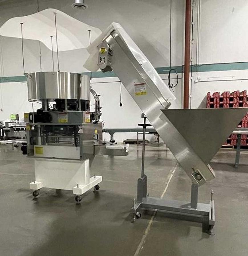 Used Kaps-All A6 Screw Capper, with Cap Elevator