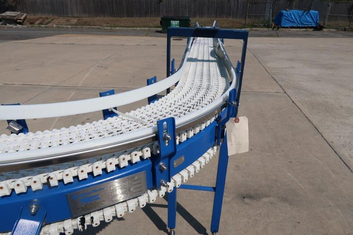 Used Span Tech 90 Degree Motorized Conveyor
