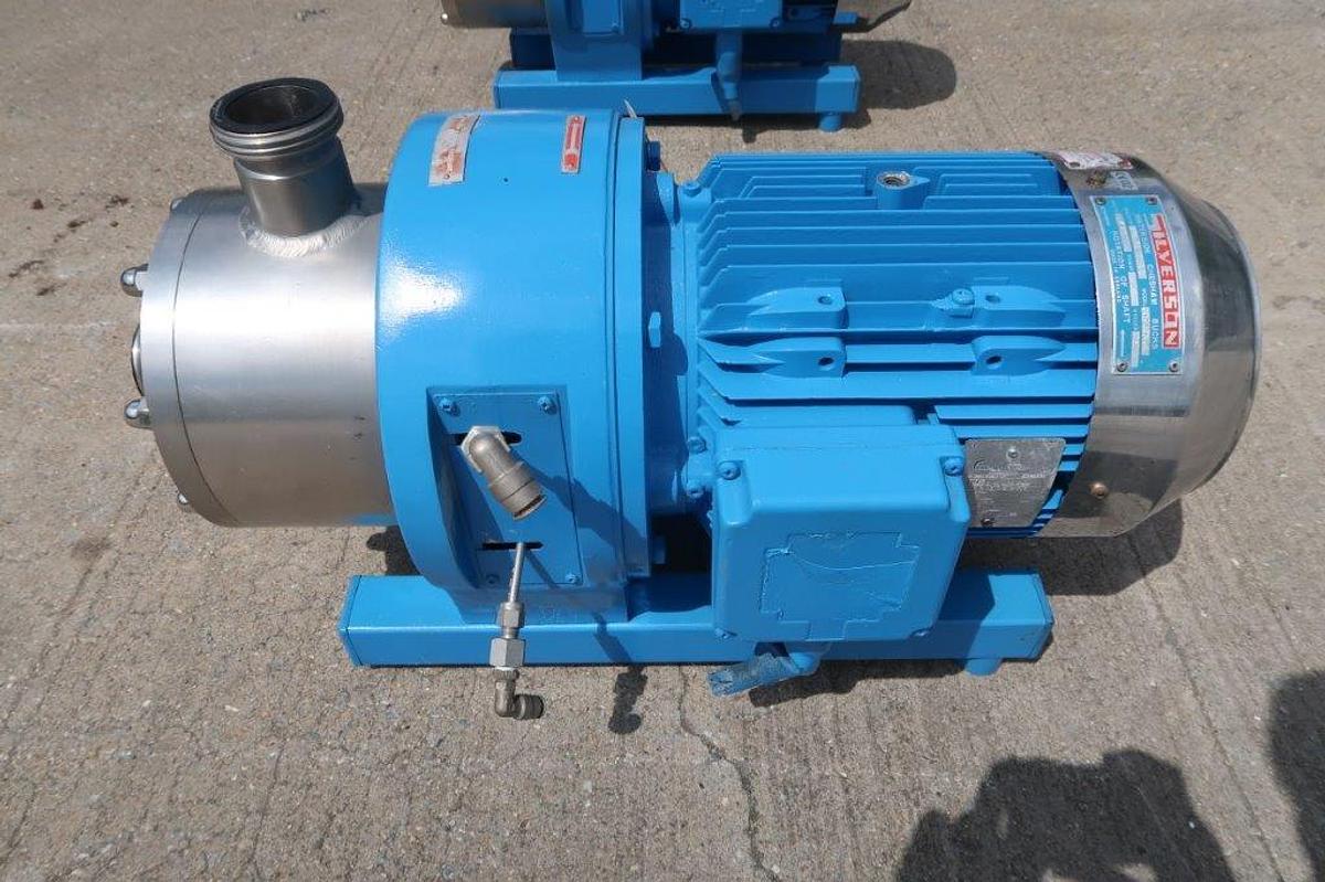 Used Silverson 450 Inline High Shear Mixer, Stainless