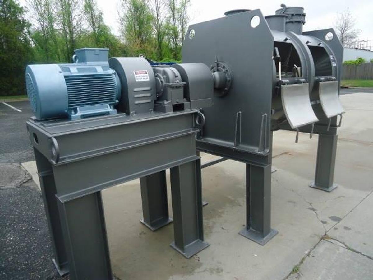 Used Lodige/Littleford Fkm-1600d Stainless Steel Plow Mixer With Choppers