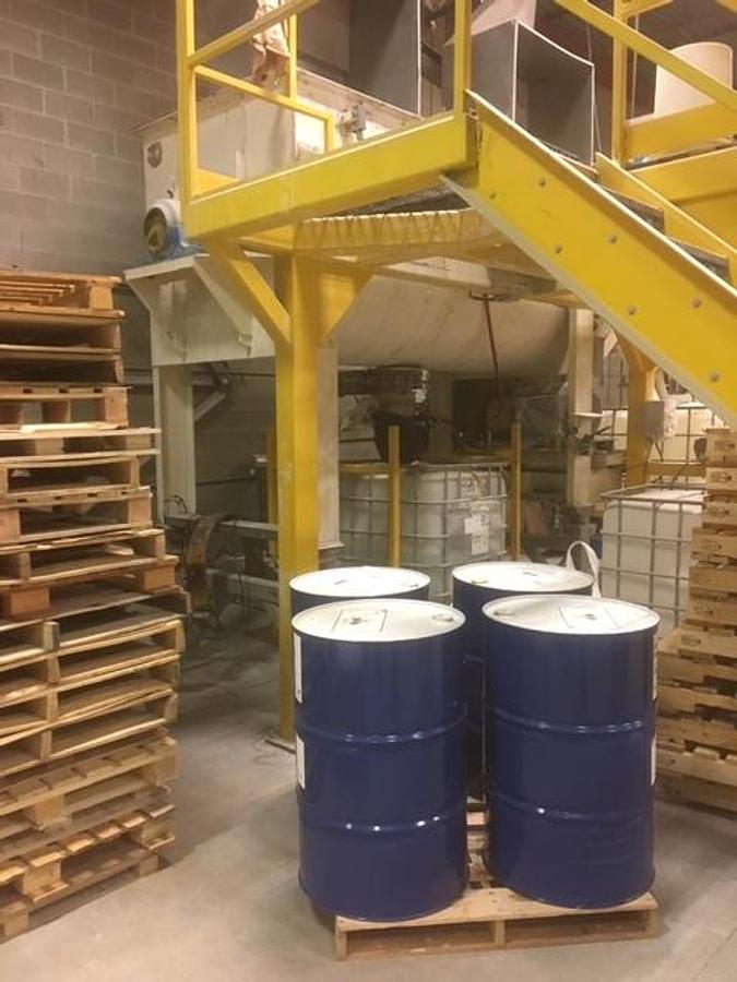 Used 200 Cu. Ft. Patterson Stainless Double Ribbon blender