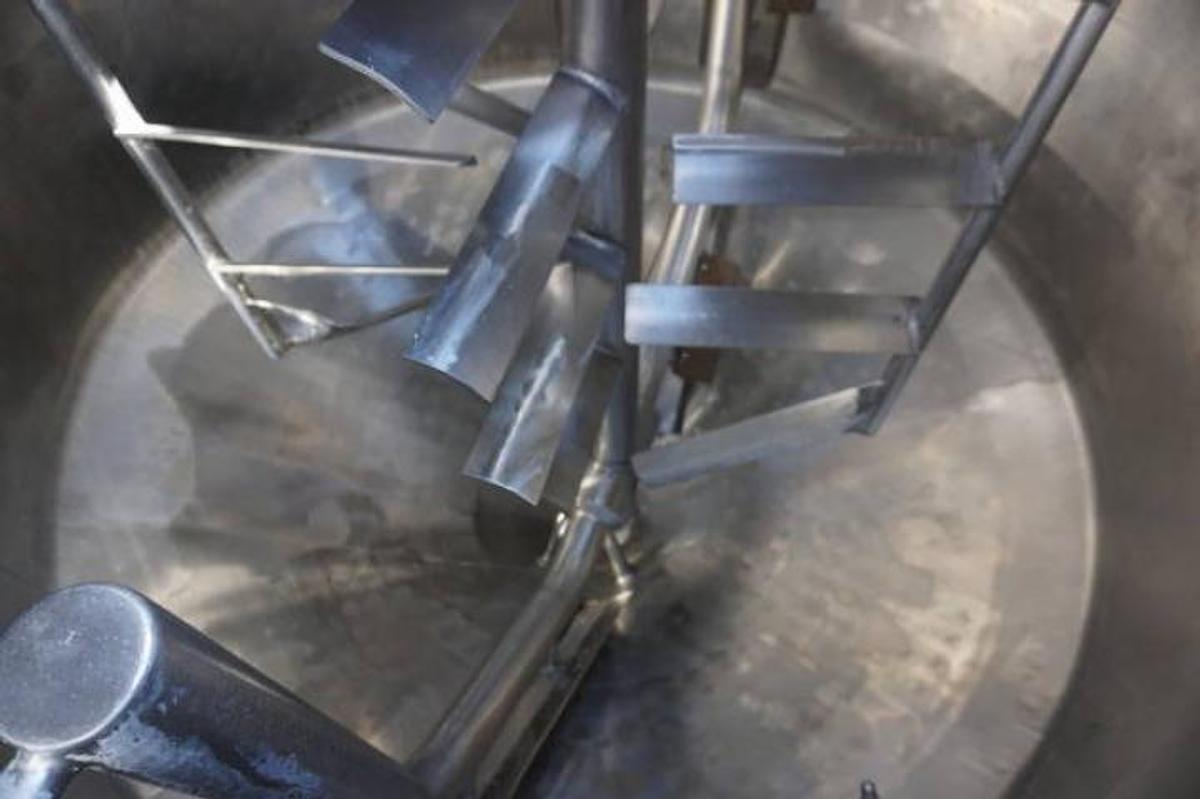 Used 600 Gallon Stainless Steel Jacketed Closed Process Vessel, 316 SS