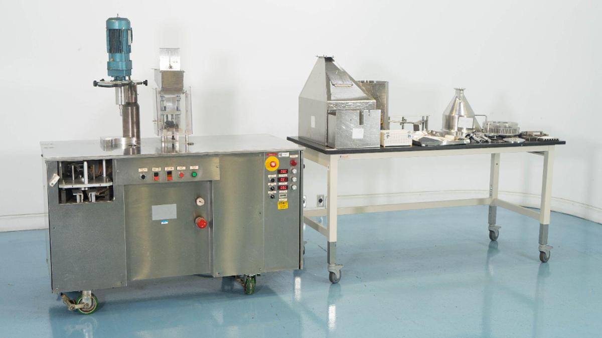 Used Capsugel Ultra 8 II Encapsulator, 25,000 Capsules Per Hour