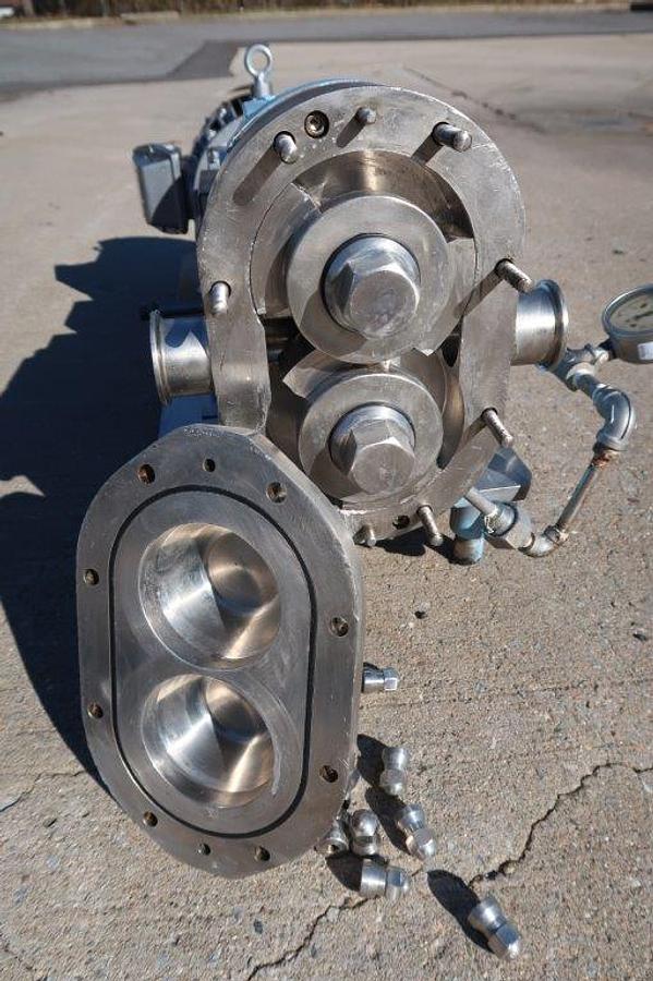 Used Waukesha 030-U2 SS Positive Displacement Pump, 5HP