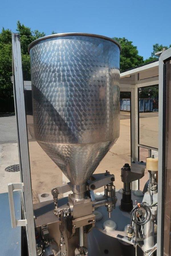 Used Kalix KX-80 Ultra Sonic Tube Filling and Sealing Machine, 80 Per Minute