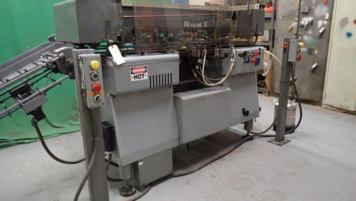Used Mateer Burt 408A Horizontal Glue Labeler