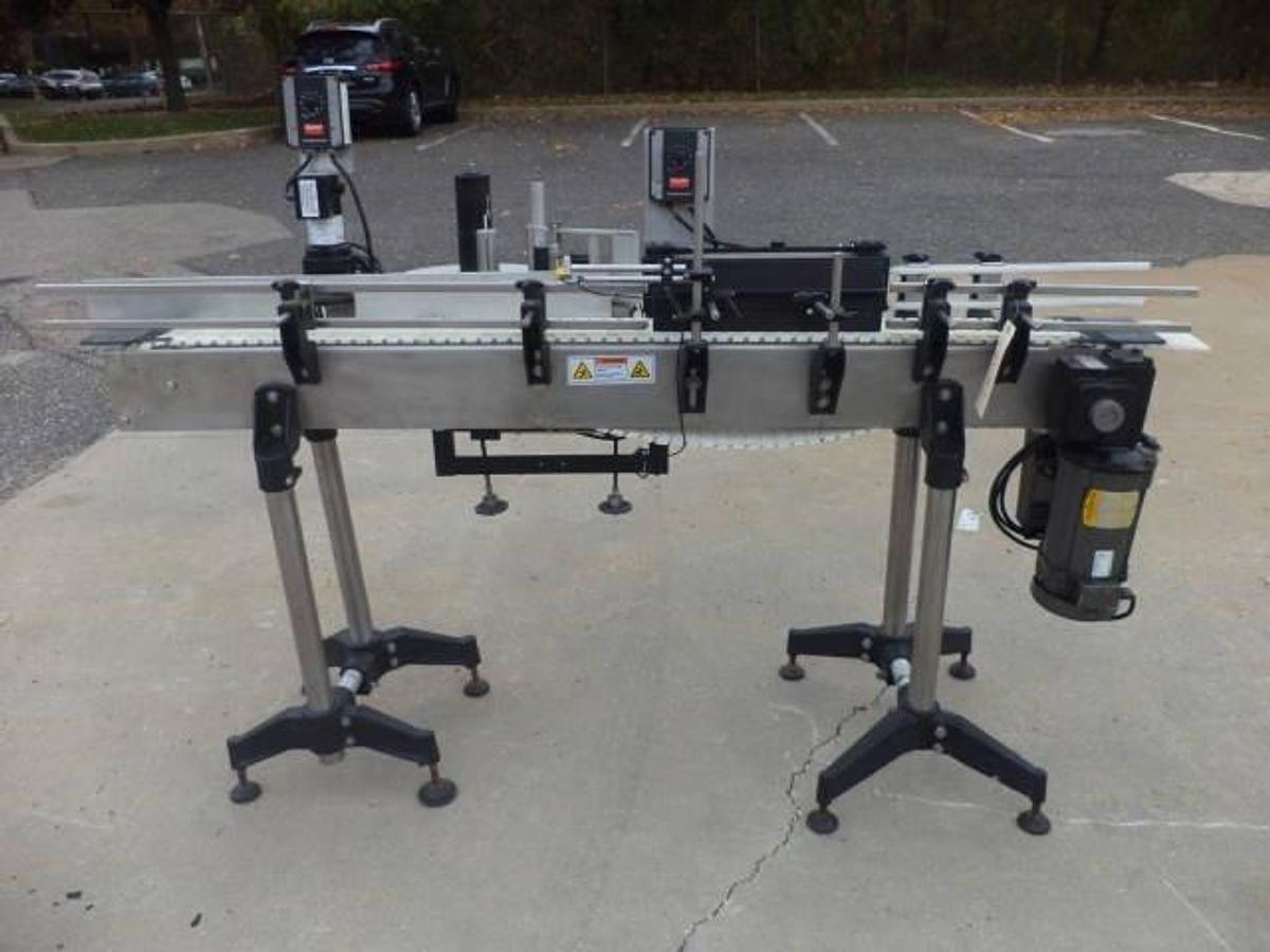 Used Universal Automatic Pressure Sensitive Wraparound Labeling Machine