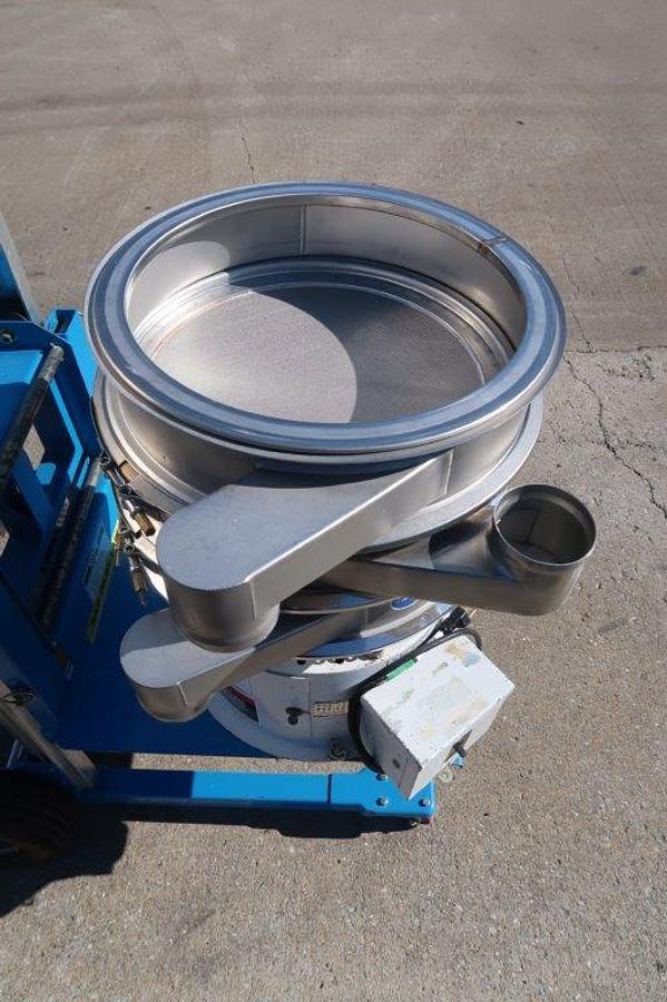 Used Sweco 18 In. Diameter Stainless Steel Two Deck, Portable Separator