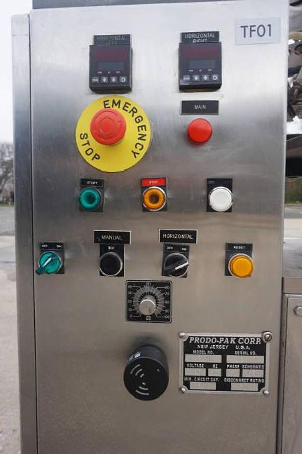 Used Prodo-Pak T-30H Plastic Tube Filling and Sealing Machine, 30 per minute