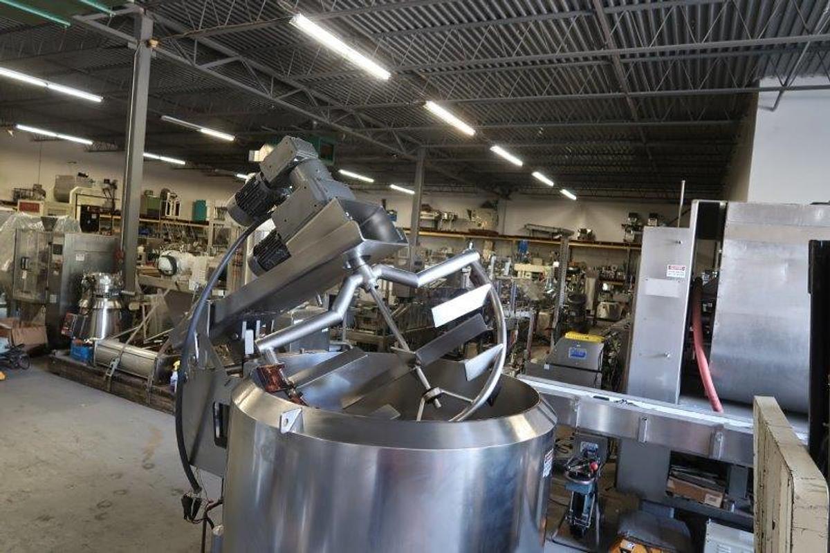 Used Feldmeier 200 Gallon 316SS Double Motion Kettle ,150 PSI