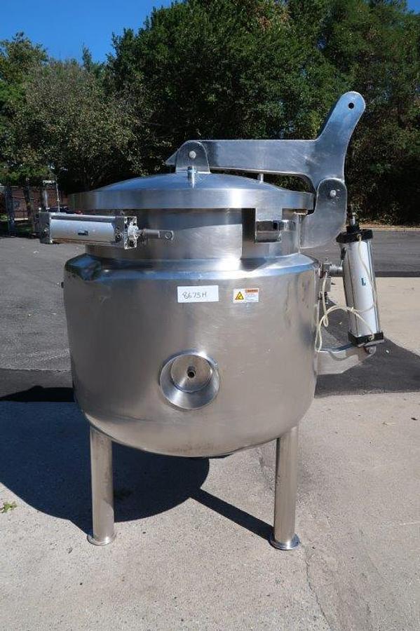 Used 200 Gallon Stainless Steel Jacketed Autoclave, 3 In. Discharge 40X36 In