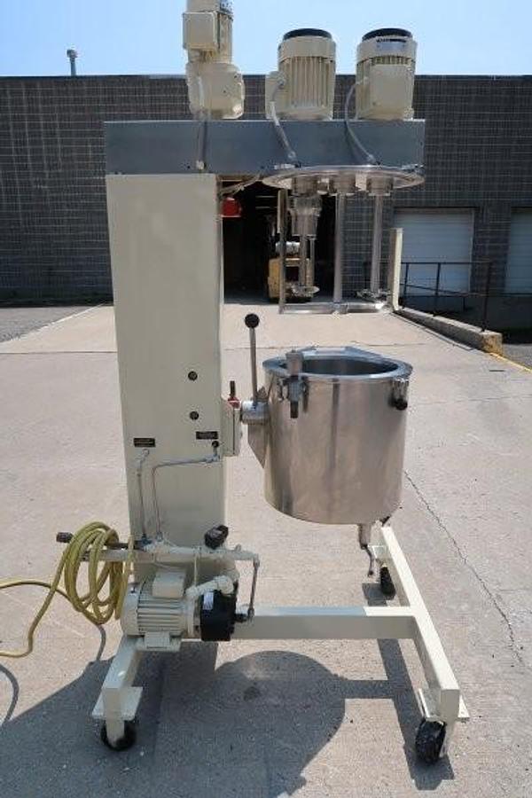 Used Fryma VME-20 SS Jacketed Homogenizing Mixer