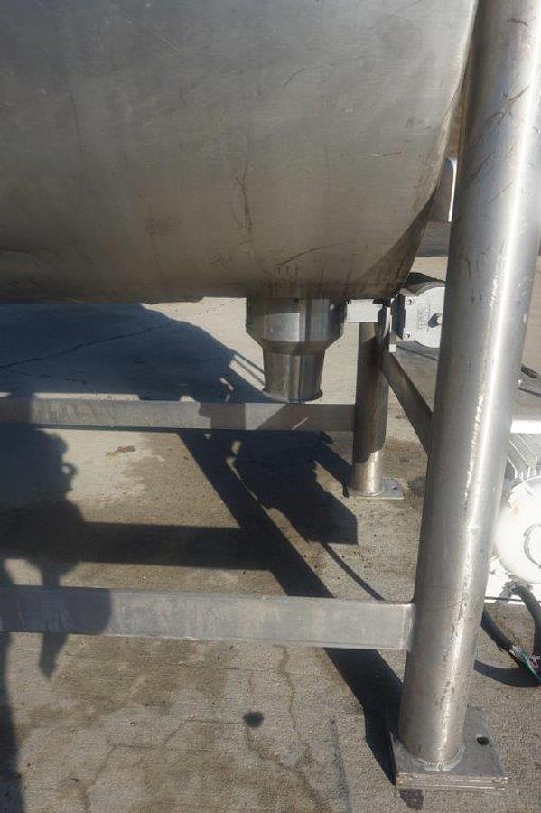 Used Lee 300 Gallon Stainless Steel Horizontal Paddle Blender, 90 PSI Jacket