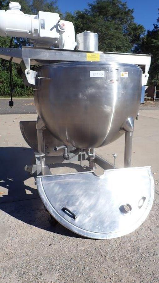 Used 250 Gallon Hamilton 316 SS Double Motion Kettle, Tilt-Out Agitation, XP