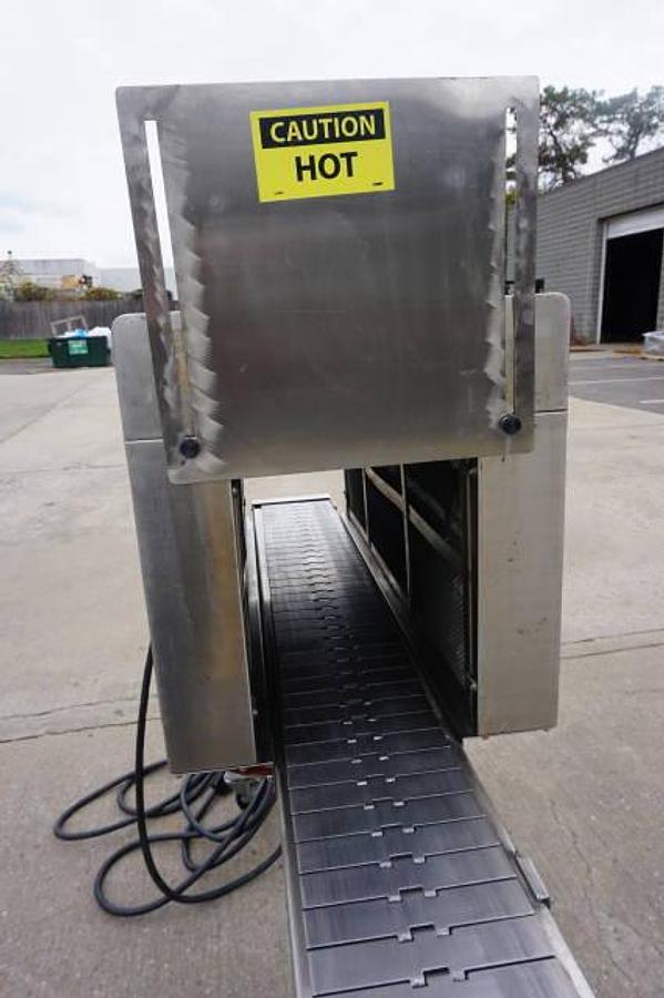 Used 10 In. Wide X 13 In. High Shrink Tunnel with 15 Ft. Long Conveyor