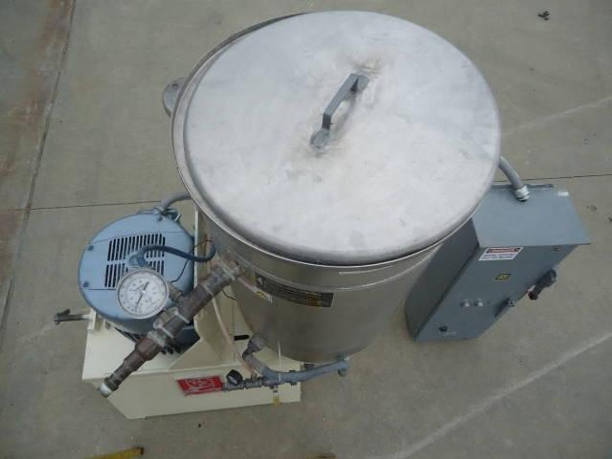 Used 60 Gallon Kady Mill, Stainless Steel, Jacketed, 30 Hp