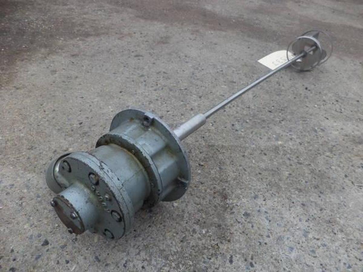 Used Gast Air Operated Agitator, Dual Bladed