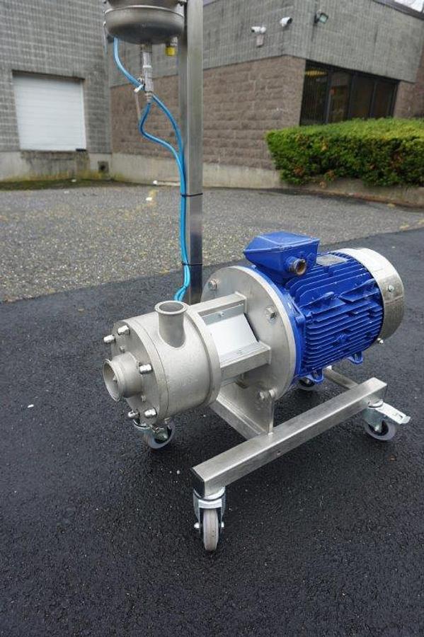 Used Silverson 450-UHS Stainless Ultra Hygienic Inline High Shear Mixer