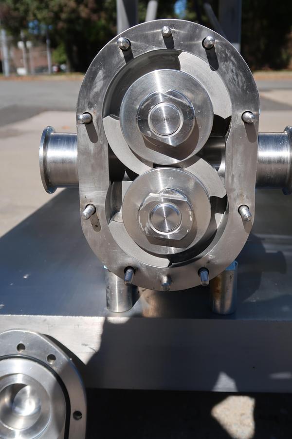 Used Waukesha Cherry Burrell Model 018 SS Positive Displacement Pump