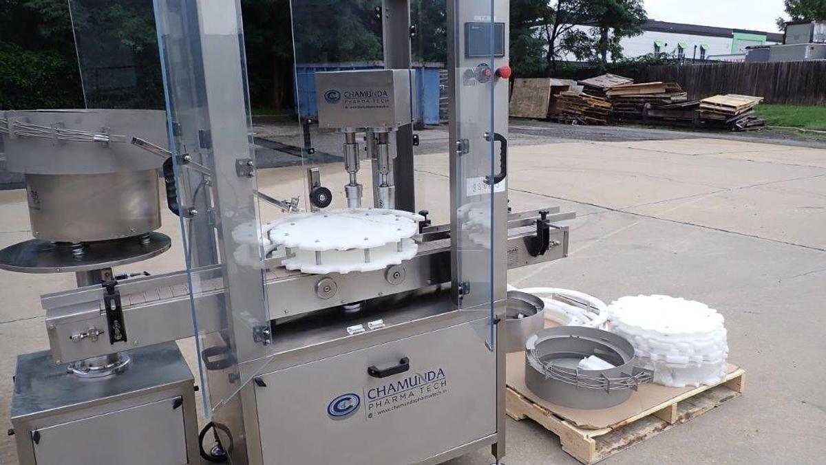 Used Chamunda Pharmatech Auto Screw Capper, 50 Per Minute