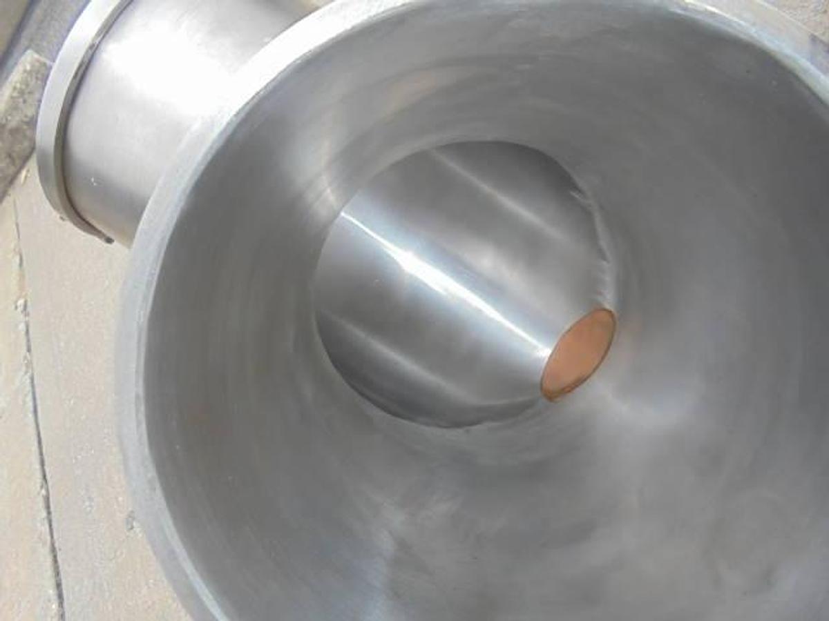Used 8 Quart Patterson Kelley Stainless Steel Twin Shel “V”” Blender, 135 LB./CF. Maximum Density