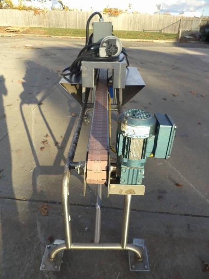 Used OAL Stainless Steel Shrink tunnel With 8 Ft. Long Motorized Conveyor