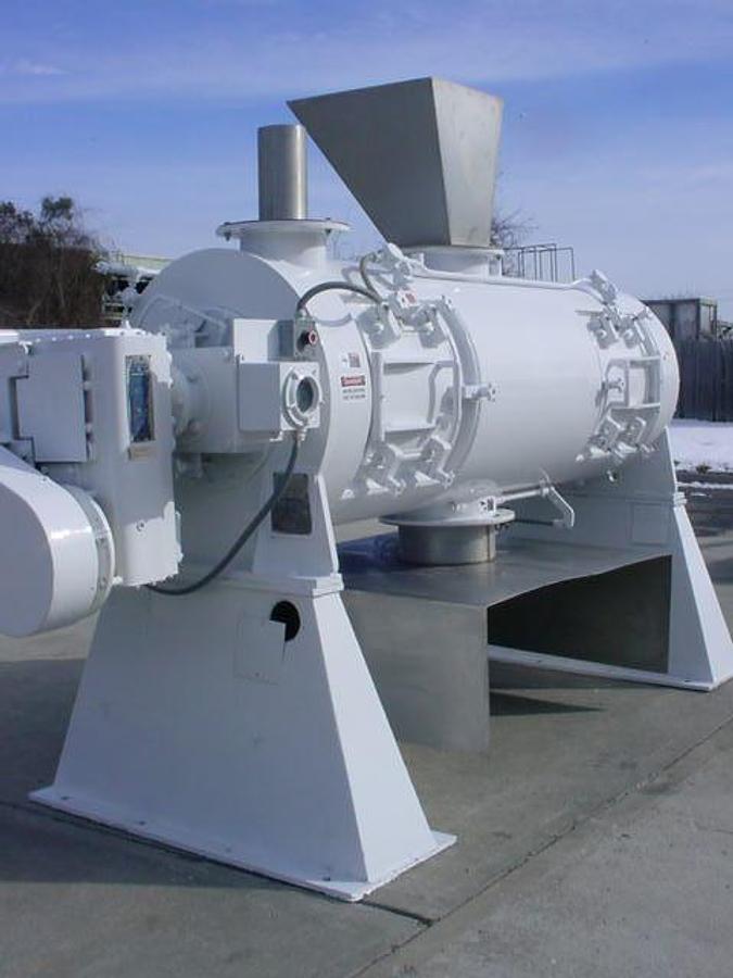 Used Littleford Fkm-1200-E Stainless Steel Plow Mixer With Choppers, Jacketed