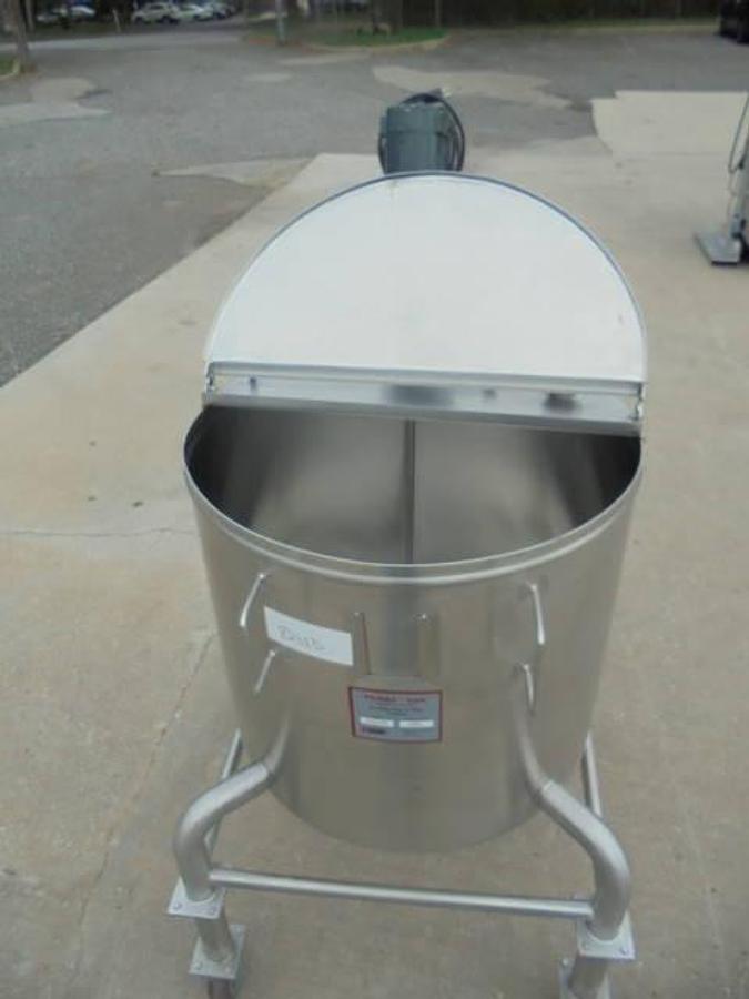 Used 86 Gallon Permasan Stainless Steel Sanitary Portable Tank