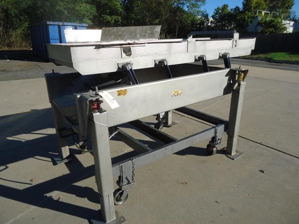 Used Key Technology Iso-Flo Vibratory Shaker/Feeder, Stainless-