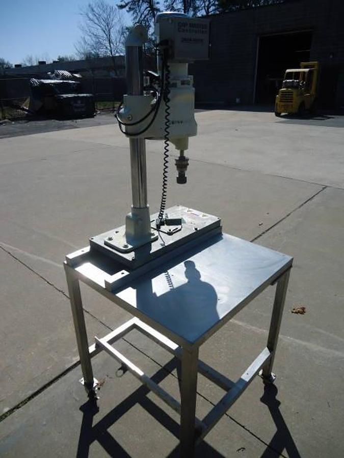 Used Swanmatic C-300 Tabletop Capper With Capmaster Control Feature